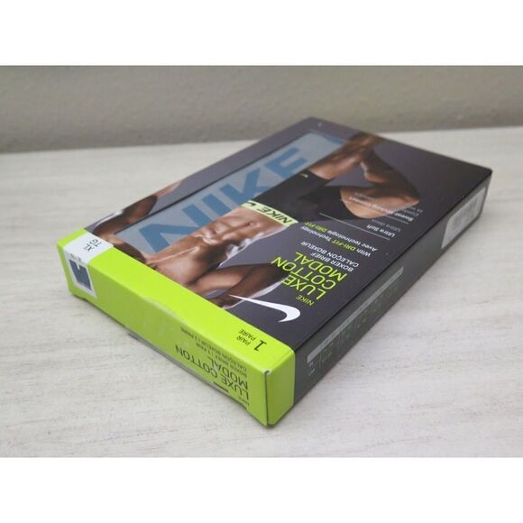 Nike KE1022-400 Men's Sz XL Luxe Cotton Modal Boxer Brief Blue All Over Print - Picture 5 of 5